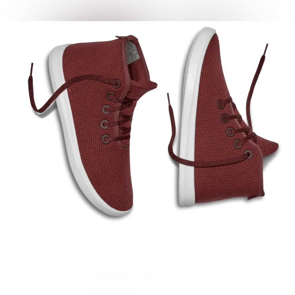 New Allbirds Unisex Tree Topper Sneakers – Burgundy – Men Size 8 (Women’s 9.5)